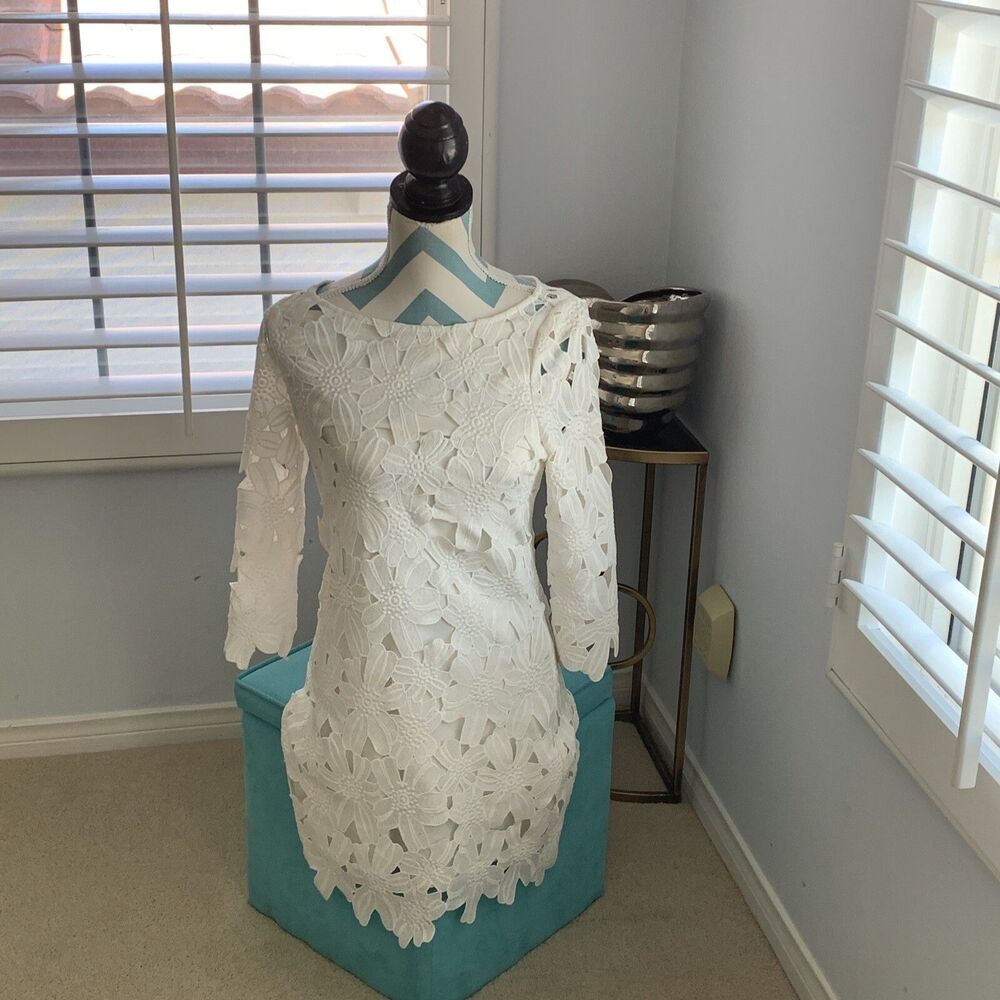nordstrom Evening/summer off white dress laced XS